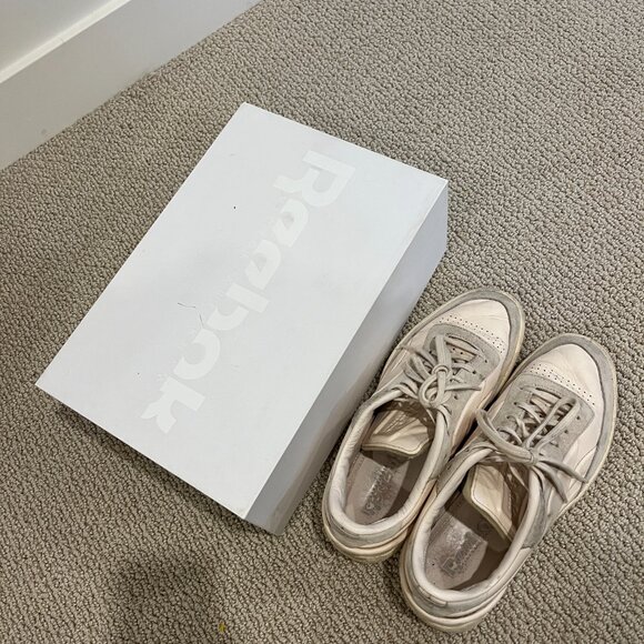 Reebok Victoria Beckham Leather Suede Sneakers Women Size 7.5 - Picture 5 of 8